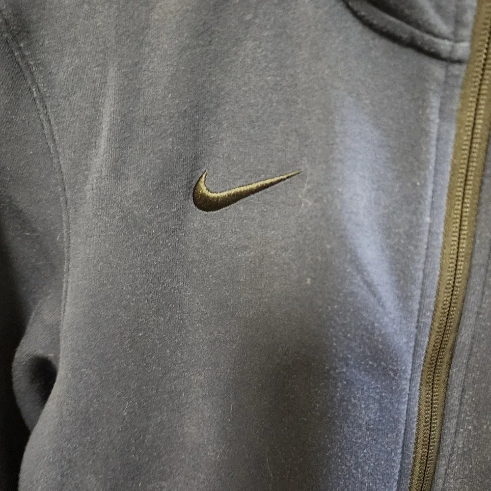 Nike Carson Newman Eagles Dri-FIT Full Zip Hoodie Navy Blue Mens Medium